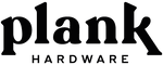 Plank Hardware Black Logo with Transparent Background