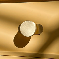 Plank Hardware HUDSON Shaker Cabinet Knob - Brass