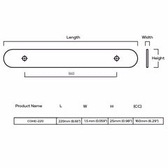 Plank Hardware SQUIGGLE T Bar Pull - Soft Lilac