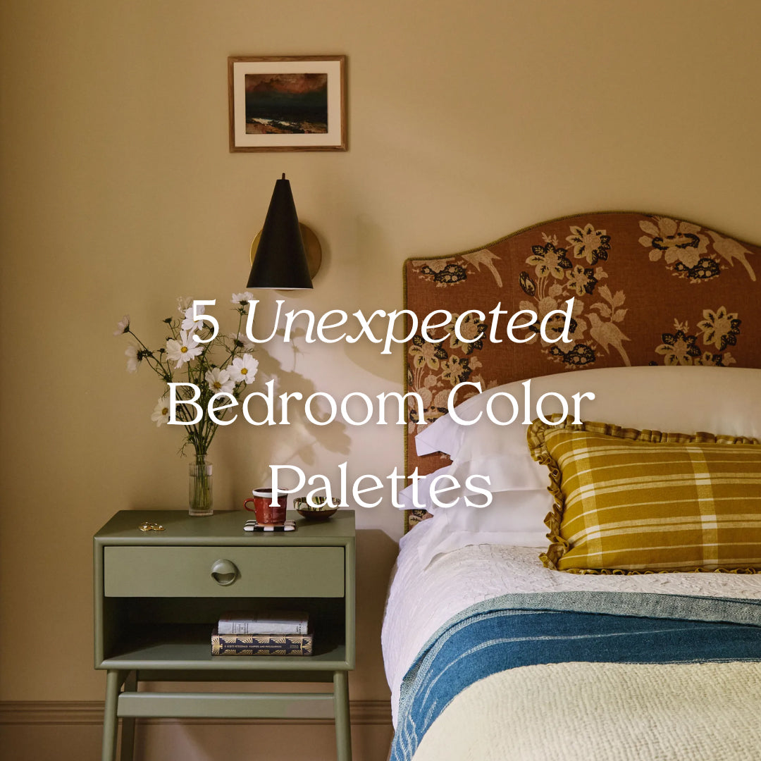 5 Unexpected Bedroom Color Palettes That *Just Work*