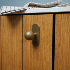 HALLEY Ball Cabinet Knob - Aged Brass