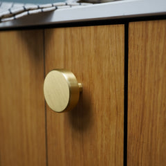 HUDSON Shaker Cabinet Knob - Brass