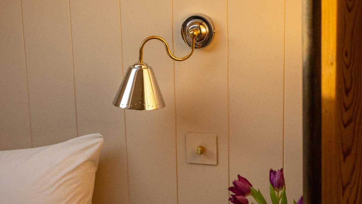 STELLA swivel wall light from the Good Bones lighting collection
