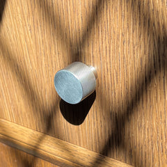 SWIFT Swirled Cabinet Knob - Stainless Steel