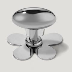 PEYTON Oval Cabinet Knob - Polished Nickel