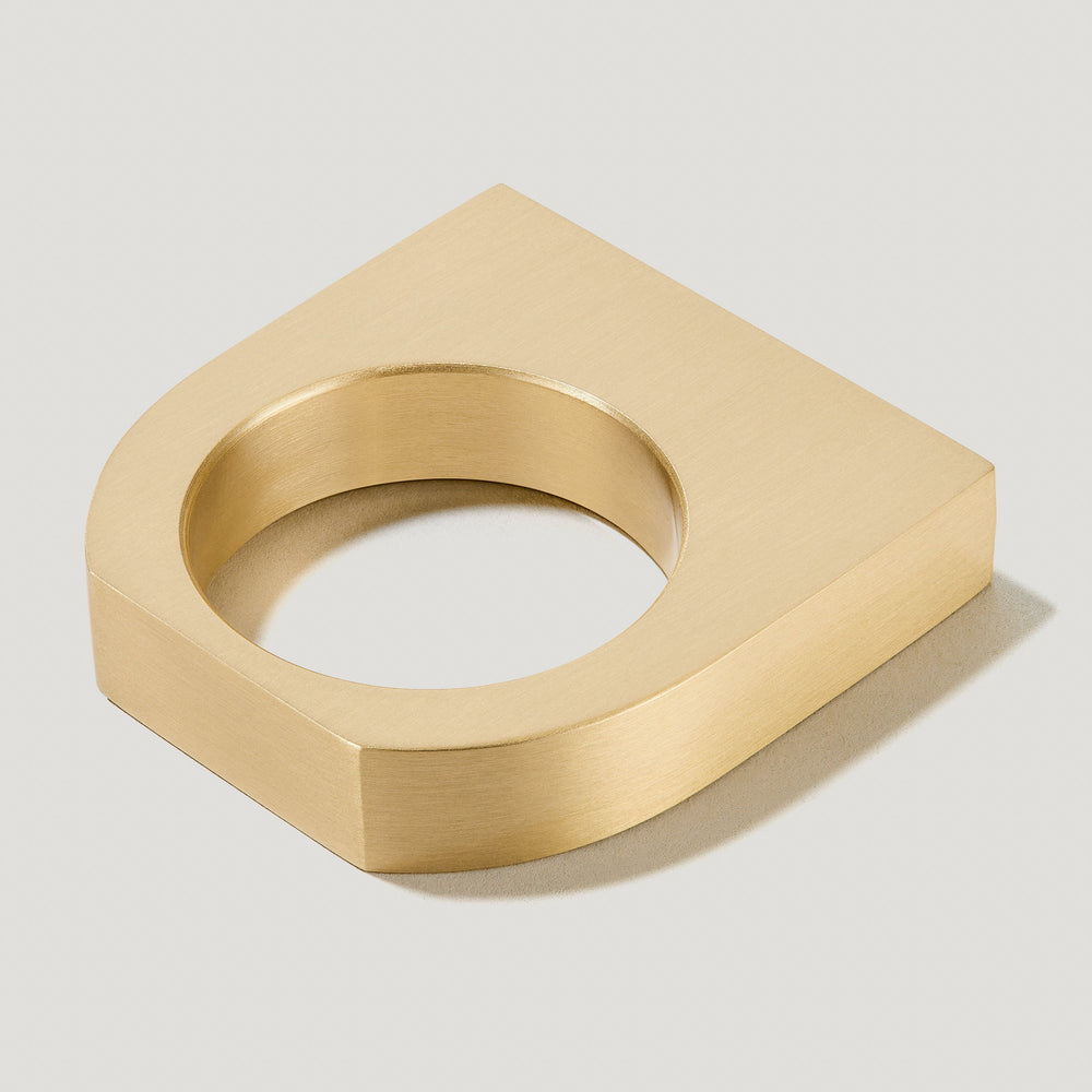 KNIGHT Cabinet Ring Pull - Brass