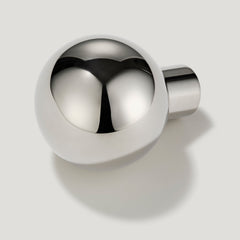 BOBBIN Ball Cabinet Knob - Polished Nickel