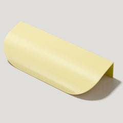 Plank Hardware 123mm mercury curved lip pull lemon yellow 42588552921367