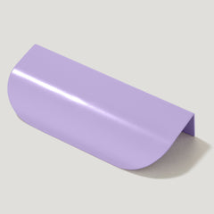 Plank Hardware 123mm mercury curved lip pull soft lilac 42588557082903