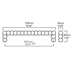 Plank Hardware 14 92 14 37 cc bobbin appliance pull black 44890243727639