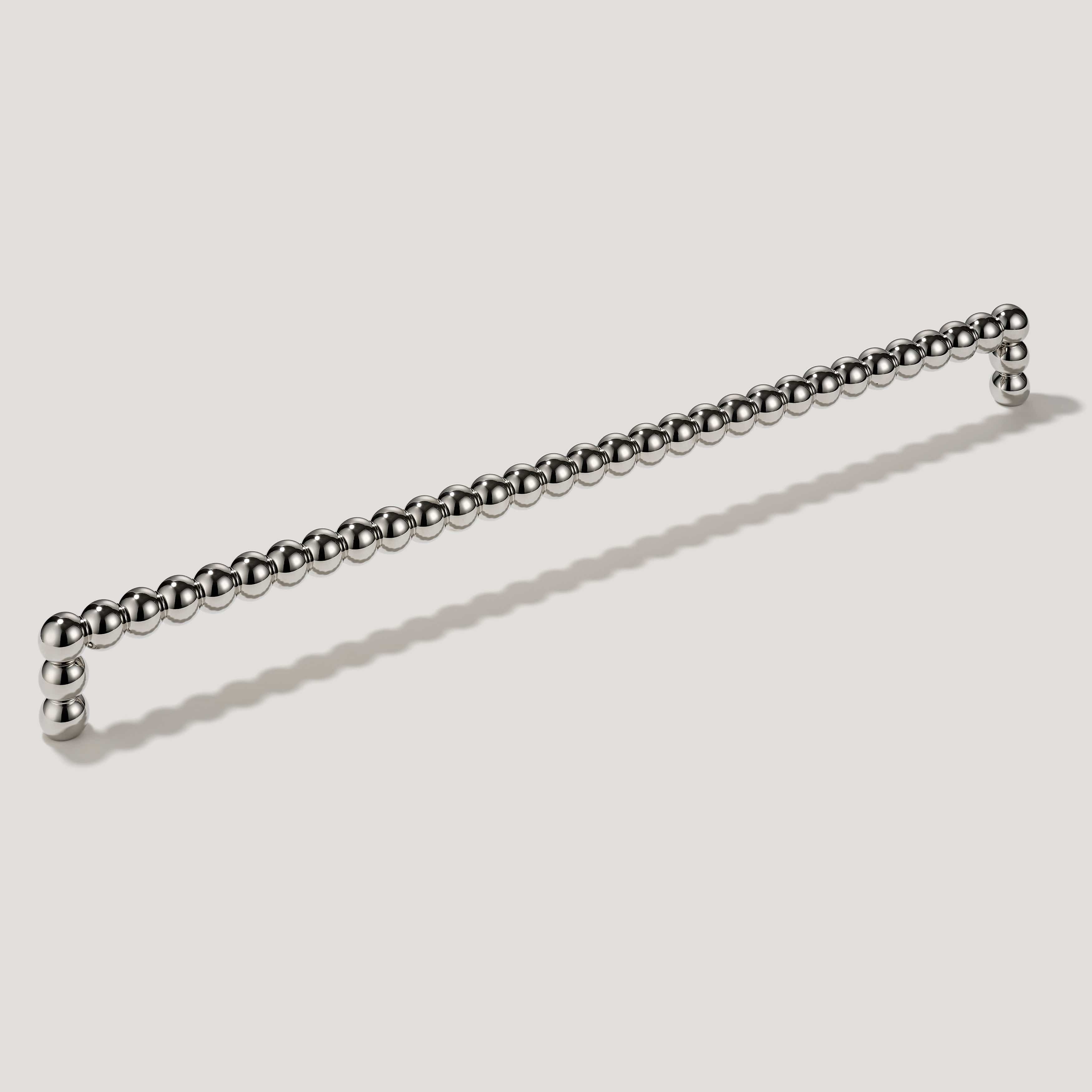Plank Hardware 18.74" (18" CC) BOBBIN 476mm Heavyweight Pull - Polished Nickel