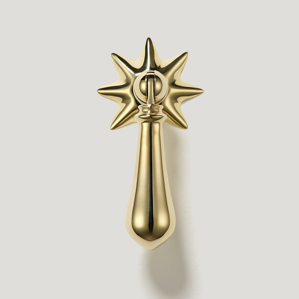 Plank Hardware 2.17" / With Unlacquered Brass Backplate RUTHIE Drop Pull - Unlacquered Brass