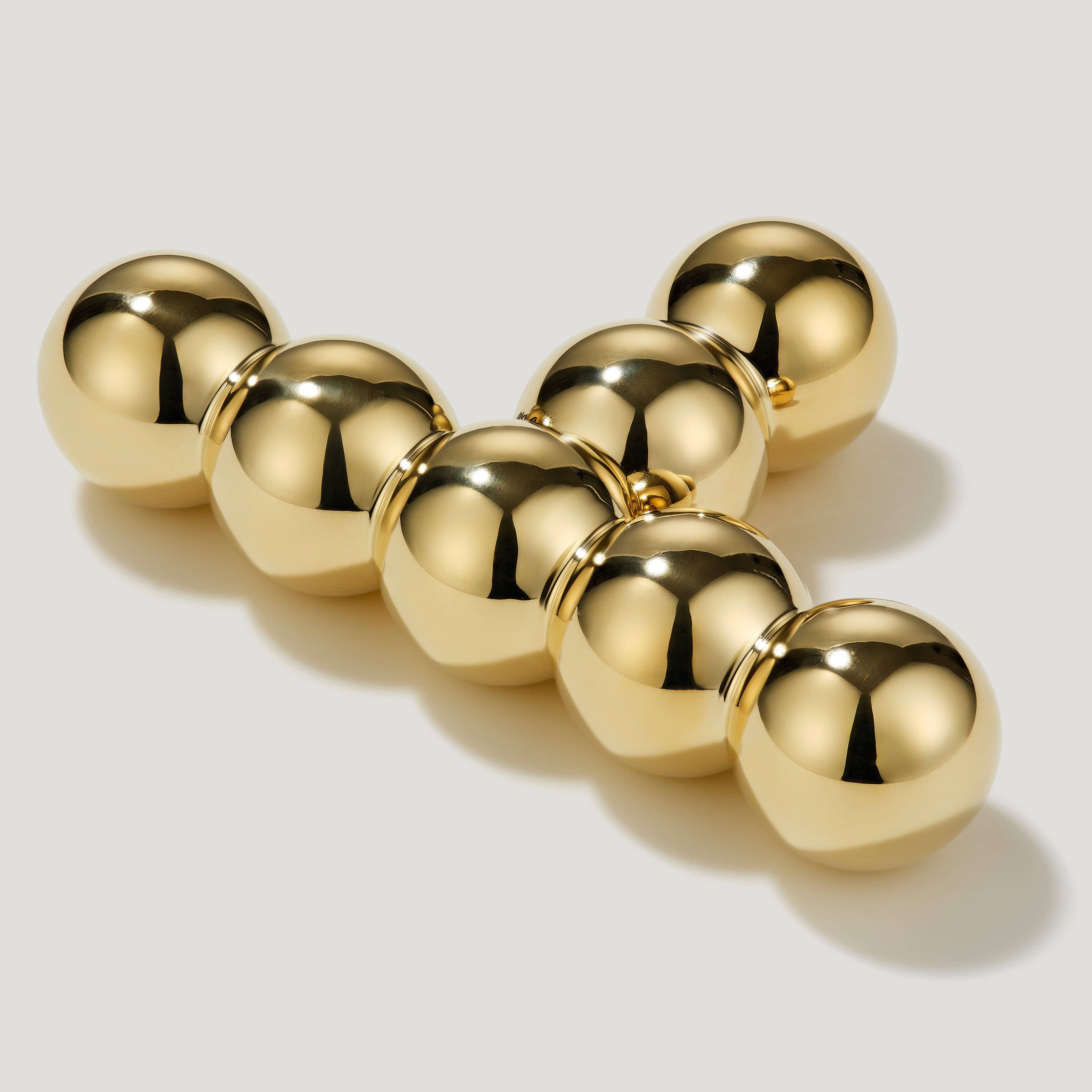 Plank Hardware 2.36" BOBBIN 60mm Single T Pull - Unlacquered Brass