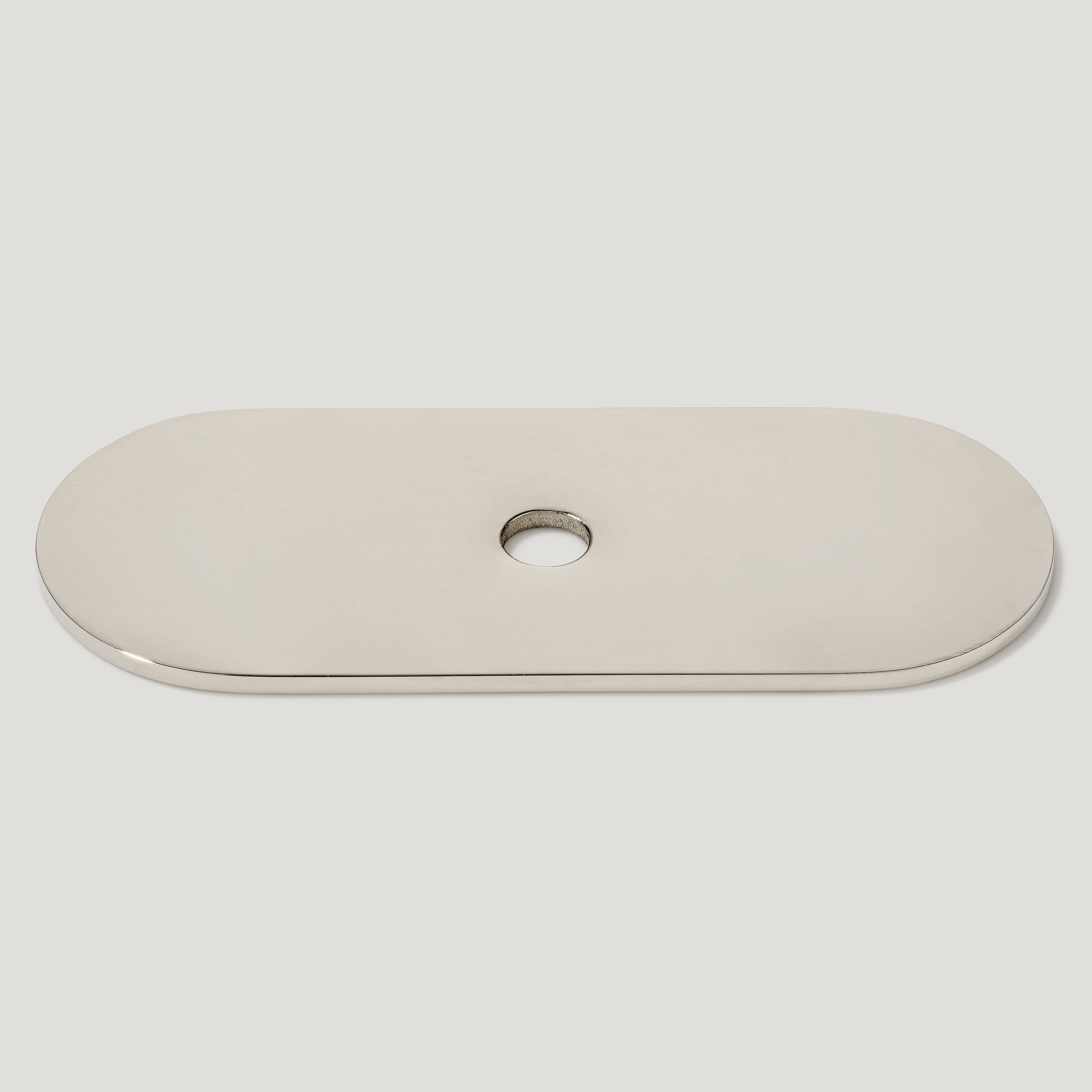 Plank Hardware 2.36" COHEN Knob Backplate - Polished Nickel