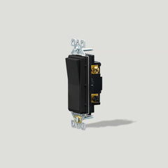 Plank Hardware 3 Way Rocker Switch - Black