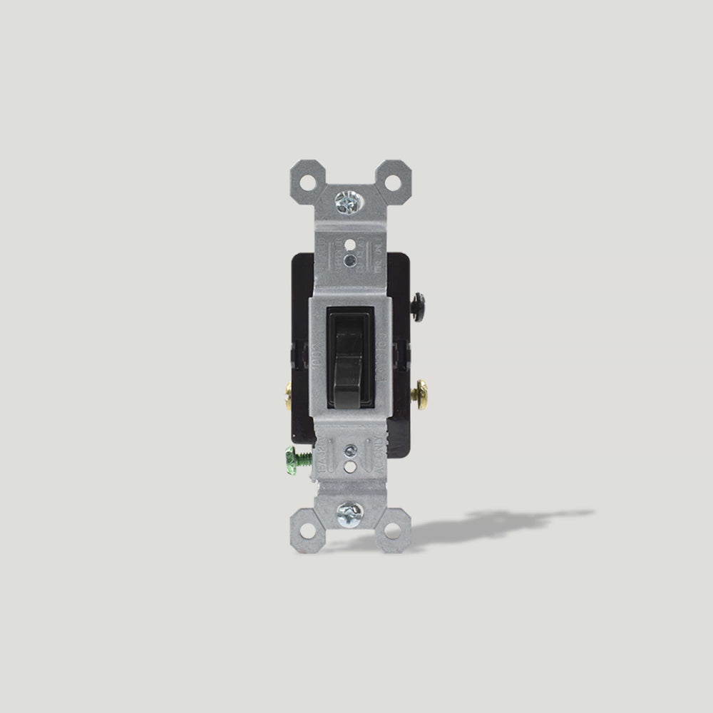 3 Way Toggle Switch - Black