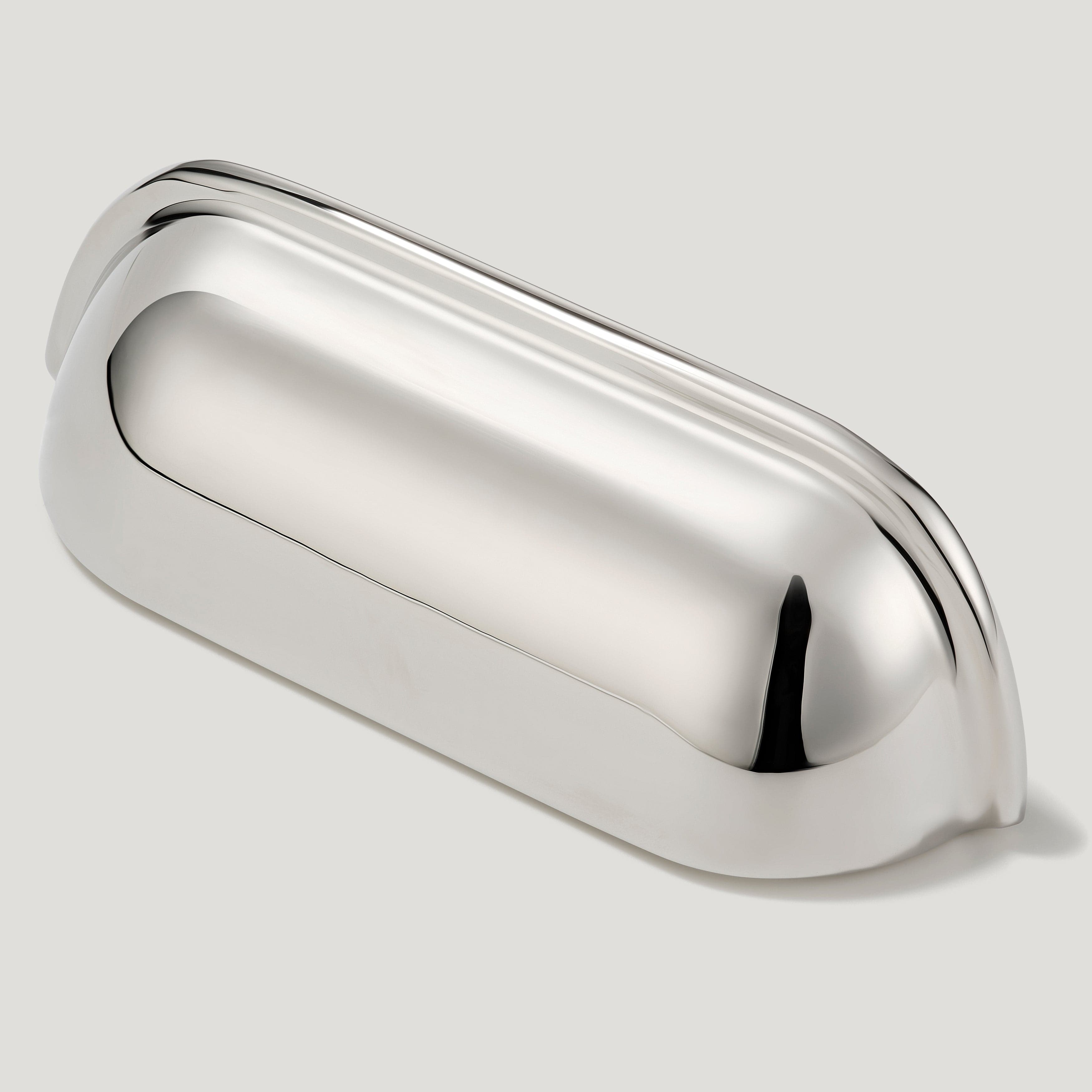 Plank Hardware 4.04" (2.99" CC) ALBANY 102mm Cup Pull - Polished Nickel
