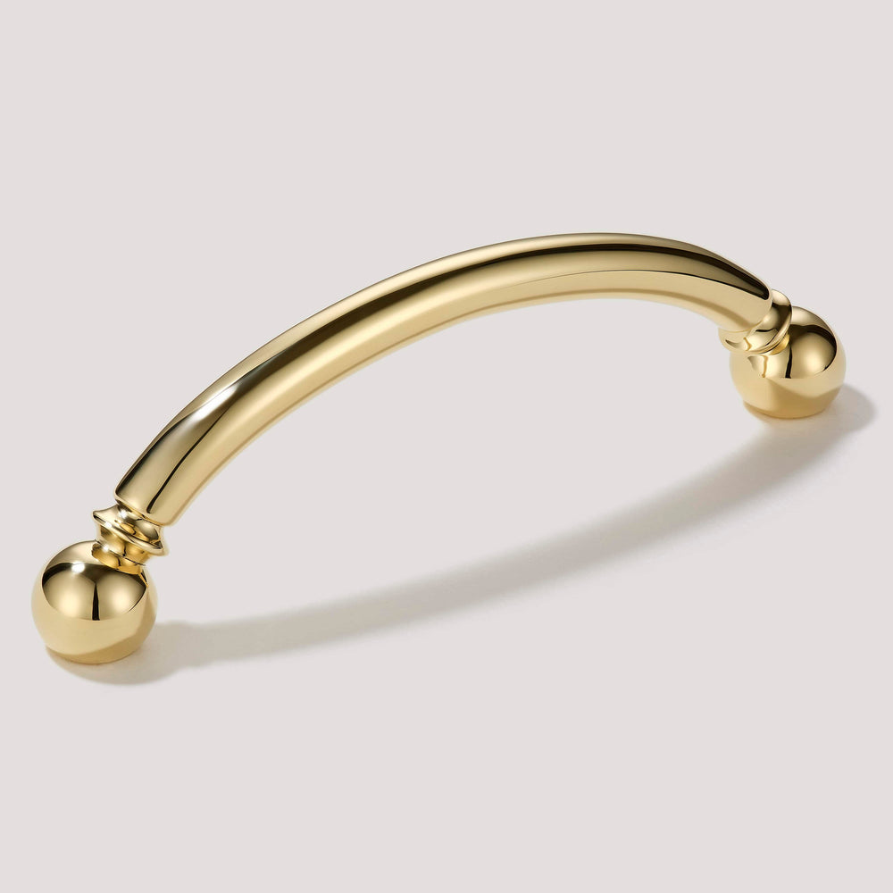 Plank Hardware 4.33" (3.78" CC) / Pull Only JAMES Pull - Unlacquered Brass