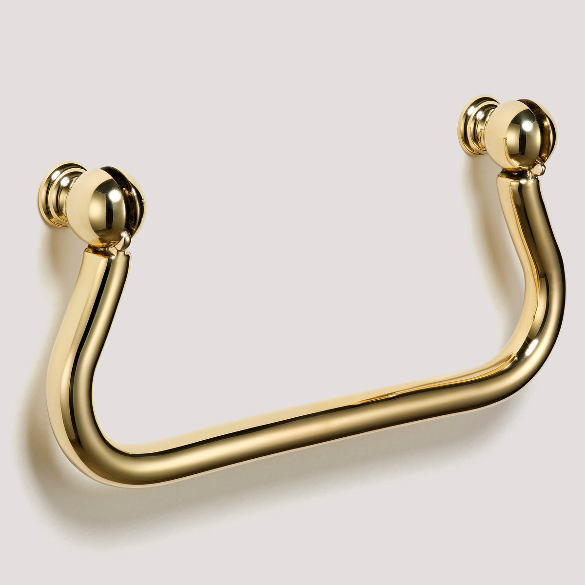 Plank Hardware 4.33" (3.78" CC) / Pull Only OLSON Swing Pull - Unlacquered Brass