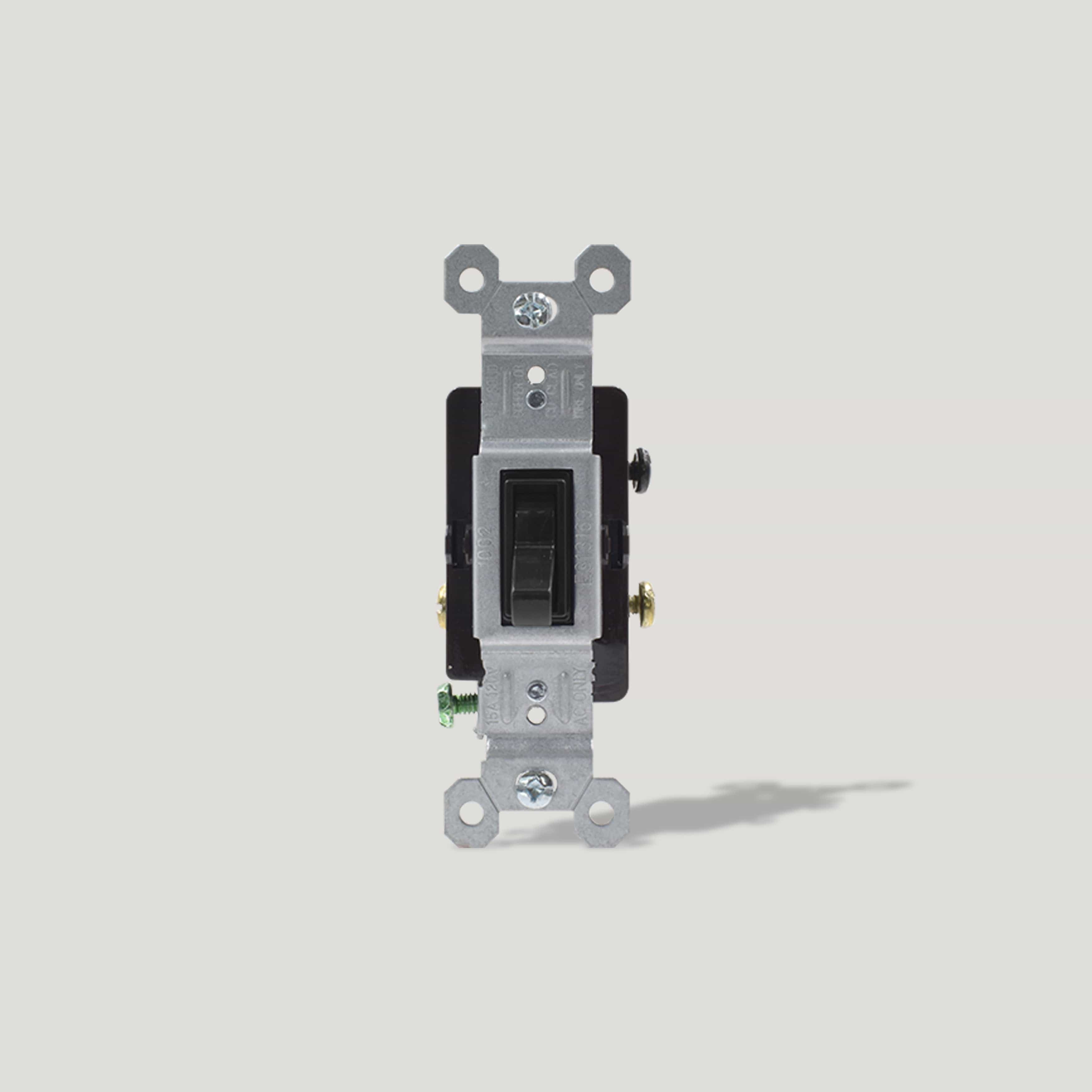 Plank Hardware 4 Way Toggle Switch - Black