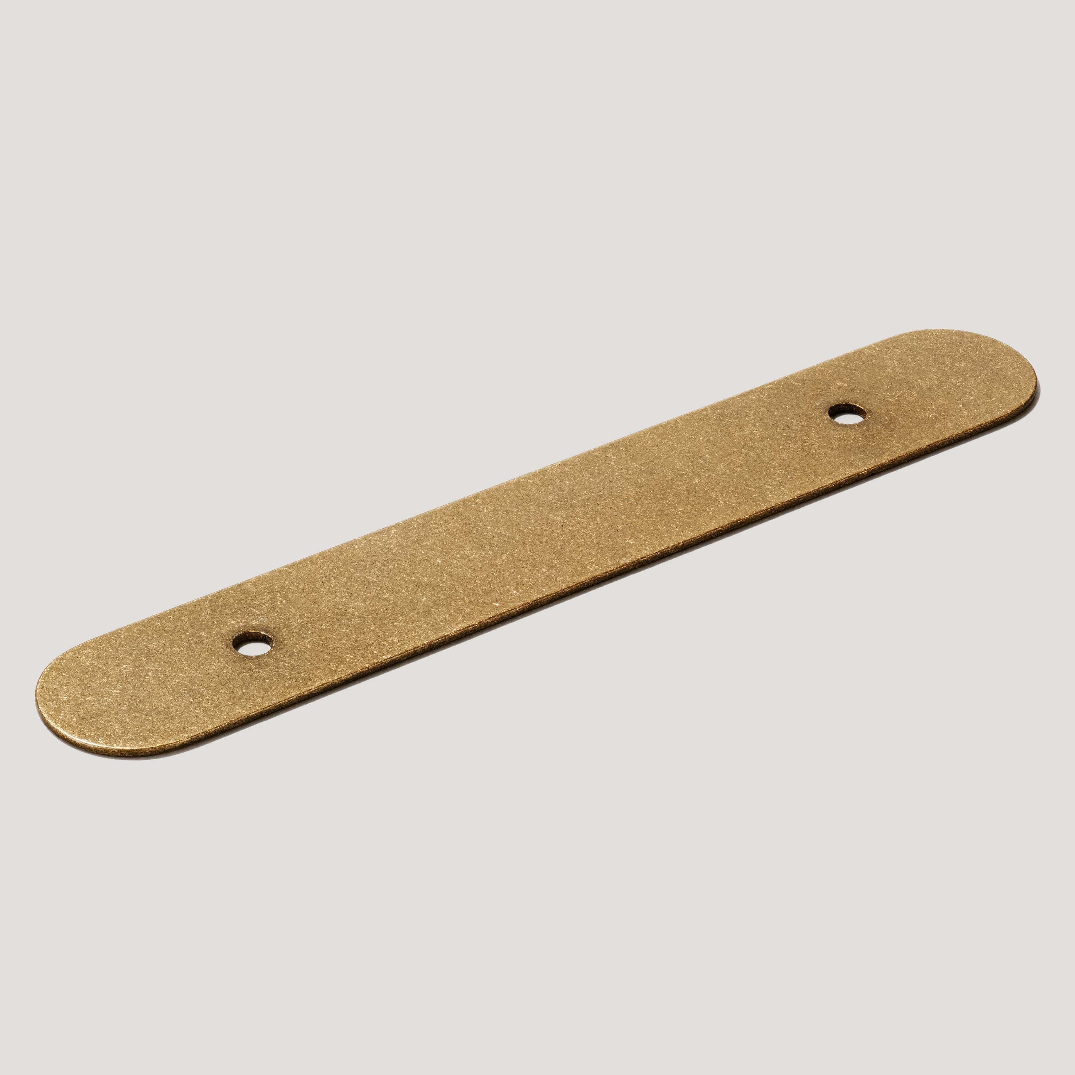 Plank Hardware 6.14" (3.78" CC) COHEN Backplate - Aged Brass