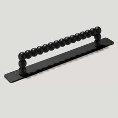 Plank Hardware 6 85 6 30 cc pull with backplate bobbin d bar pull black 43852785582359