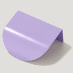 Plank Hardware 60mm mercury curved lip pull soft lilac 42588556984599