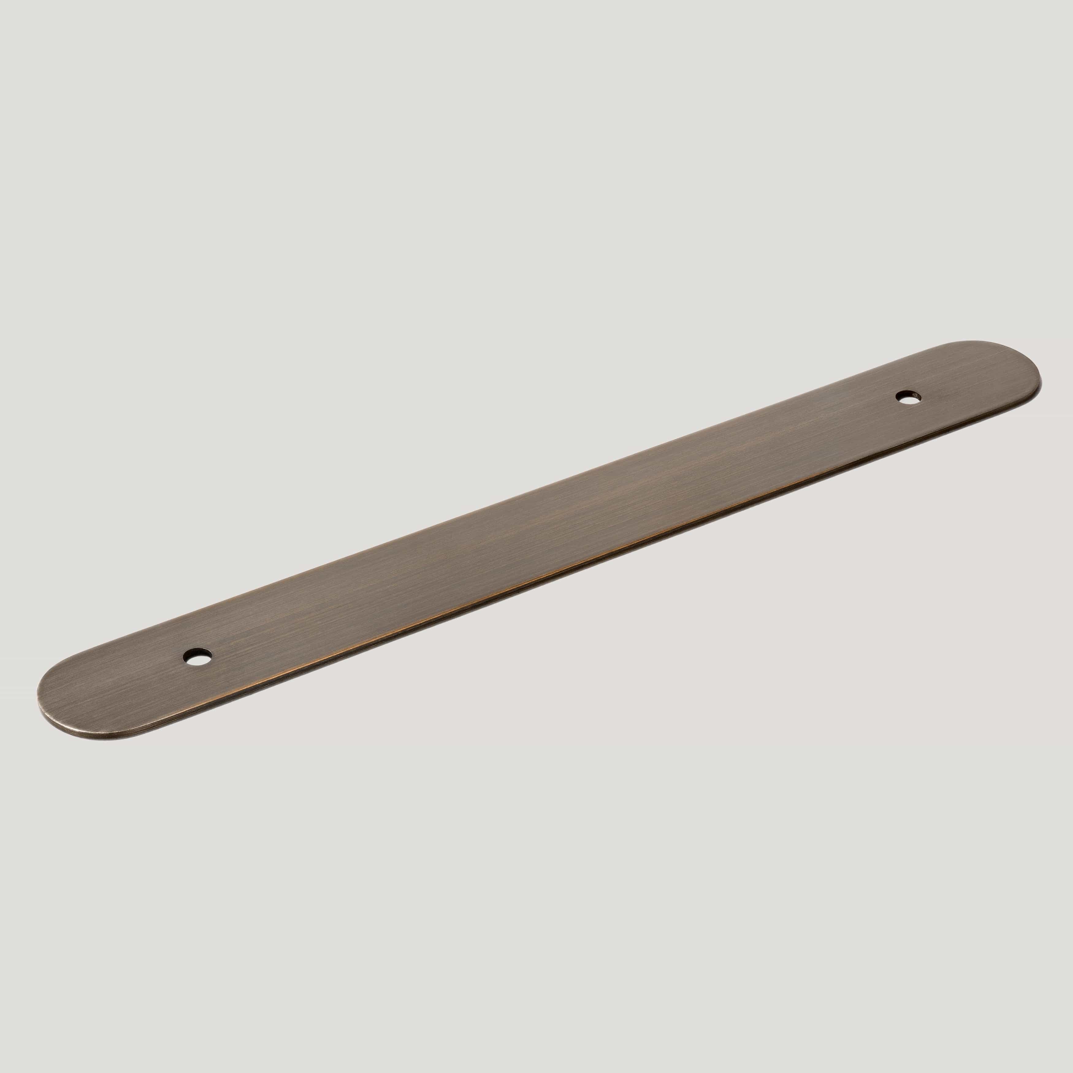 Plank Hardware 8.66" (6.3" CC) COHEN Backplate - Antique Brass