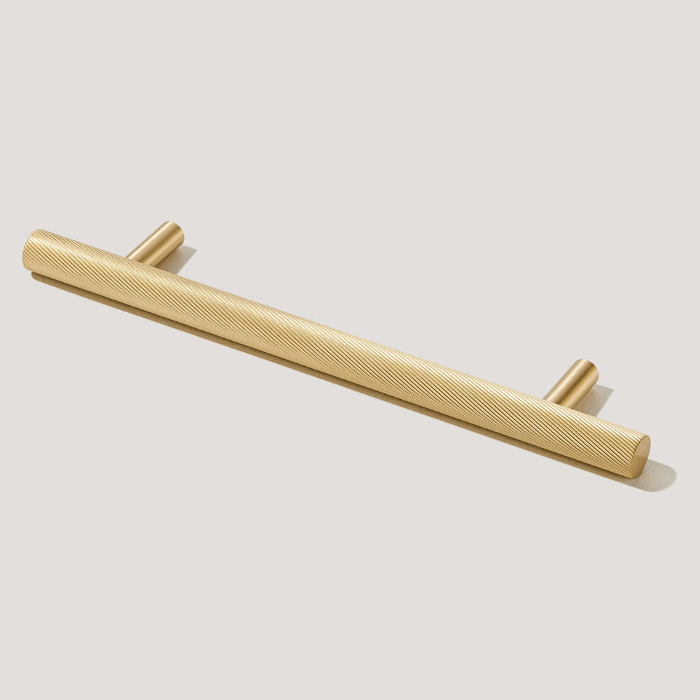 SEARLE Swirled T-Bar Pull - Brass