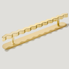 SQUIGGLE Pull - Unlacquered Brass