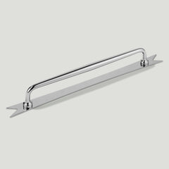 ELIZA Pull with Ribbon Backplate - Polished Nickel