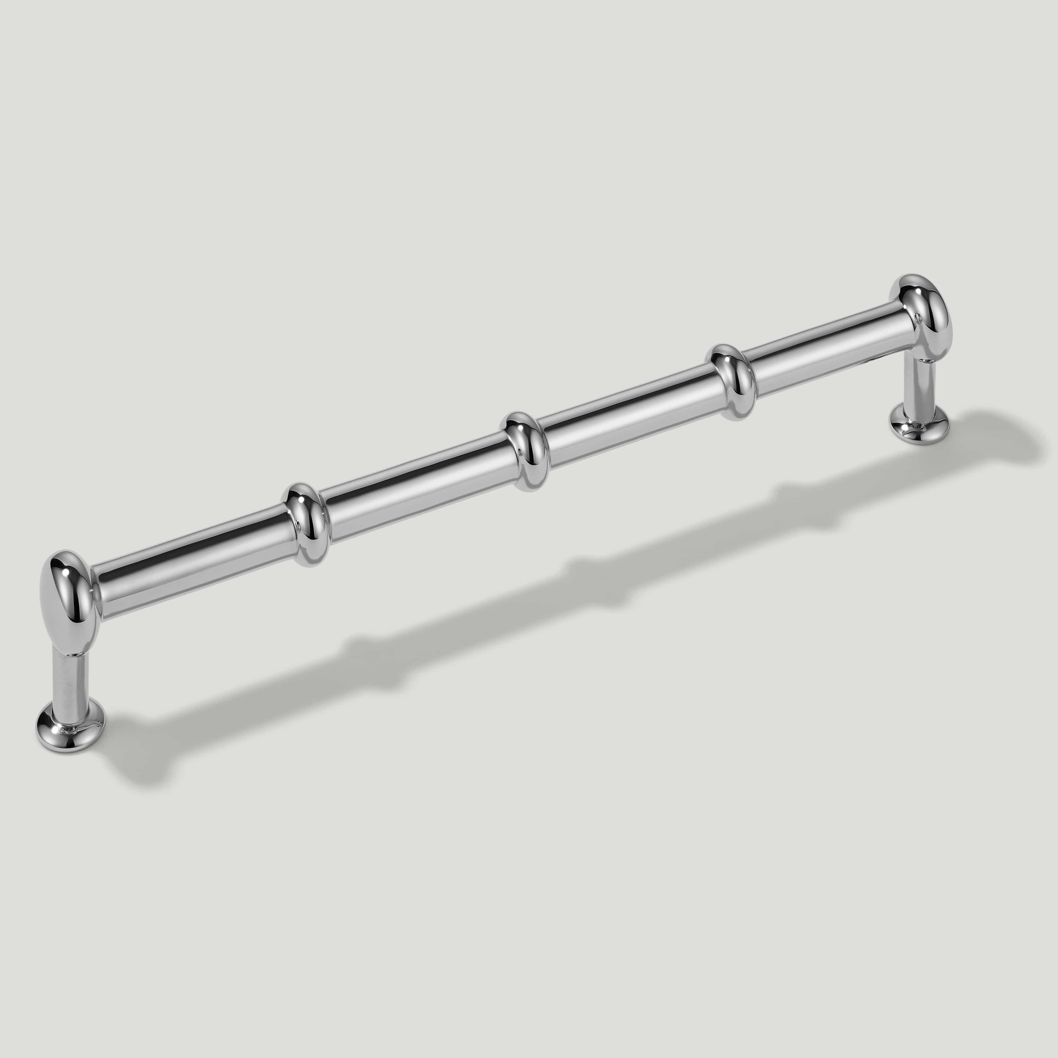 Plank Hardware 9.25" (8.66" CC) PEYTON Traditional D Bar Pull - Polished Nickel