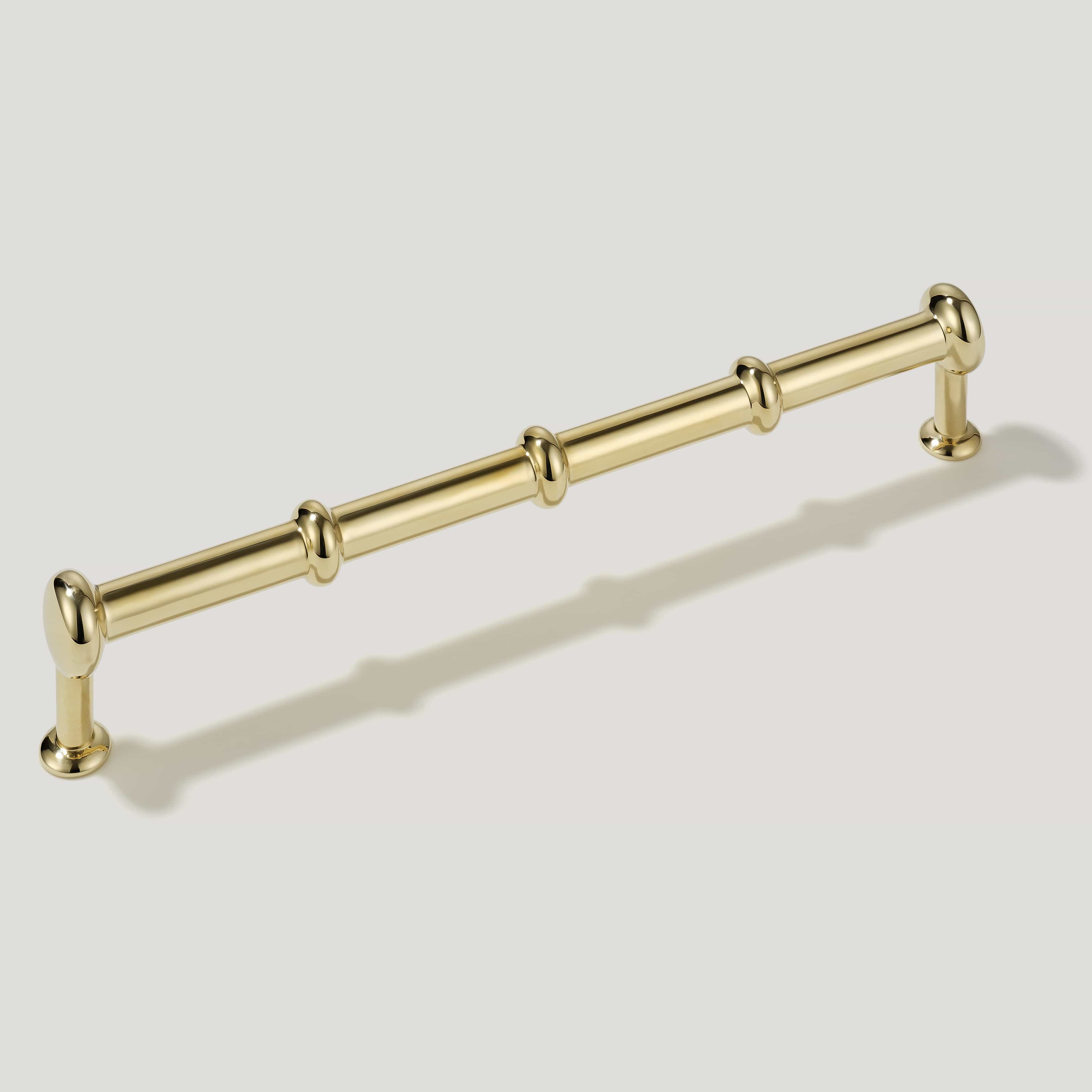 Plank Hardware 9.25" (8.66" CC) PEYTON Traditional D Bar Pull - Unlacquered Brass