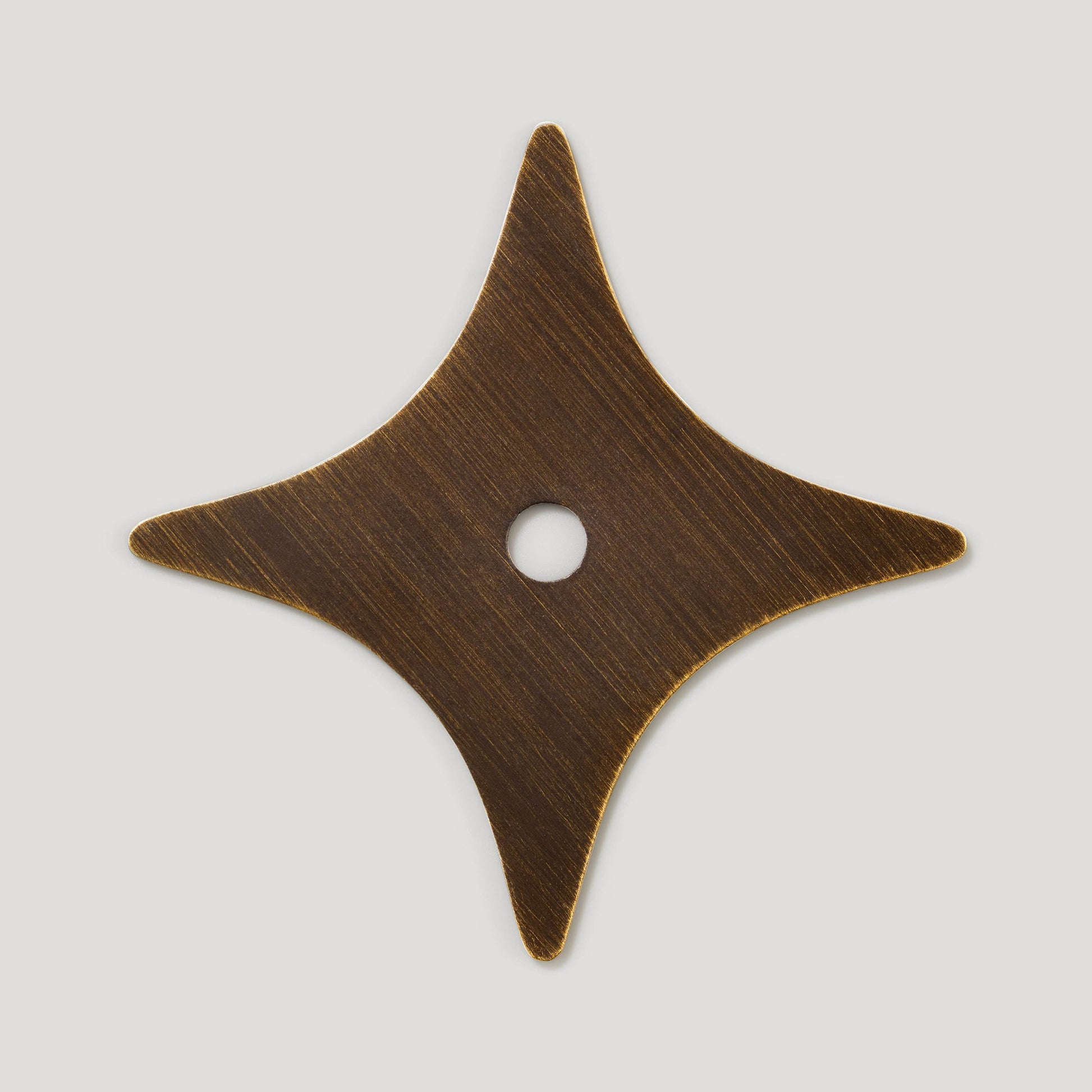 Plank Hardware ADA Cross Backplate - Antique Brass