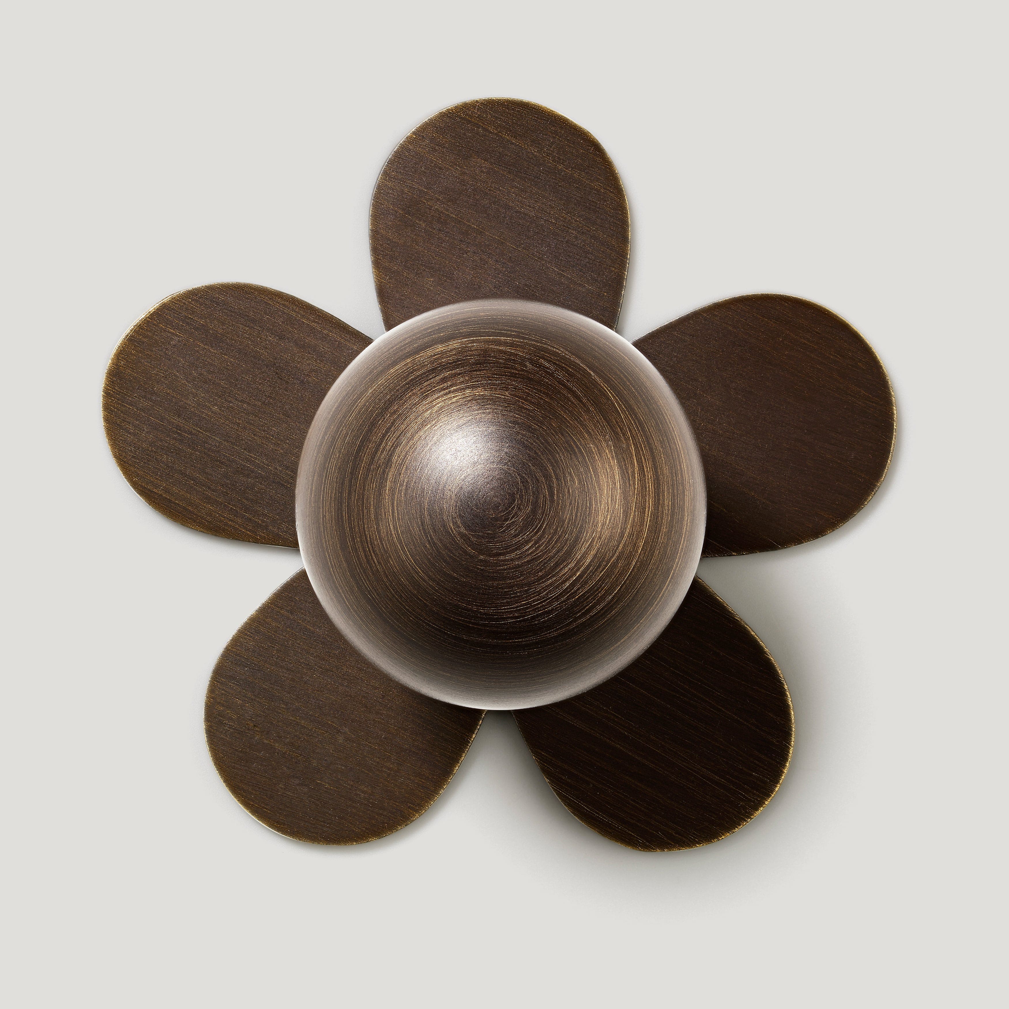 Plank Hardware ADA Flower Backplate - Antique Brass