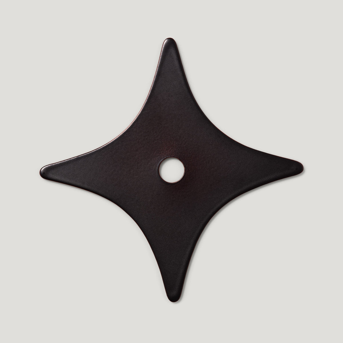 Plank Hardware ADA Star Backplate - Blackened Bronze