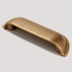 Plank Hardware albany cup pull aged brass 43829747450135