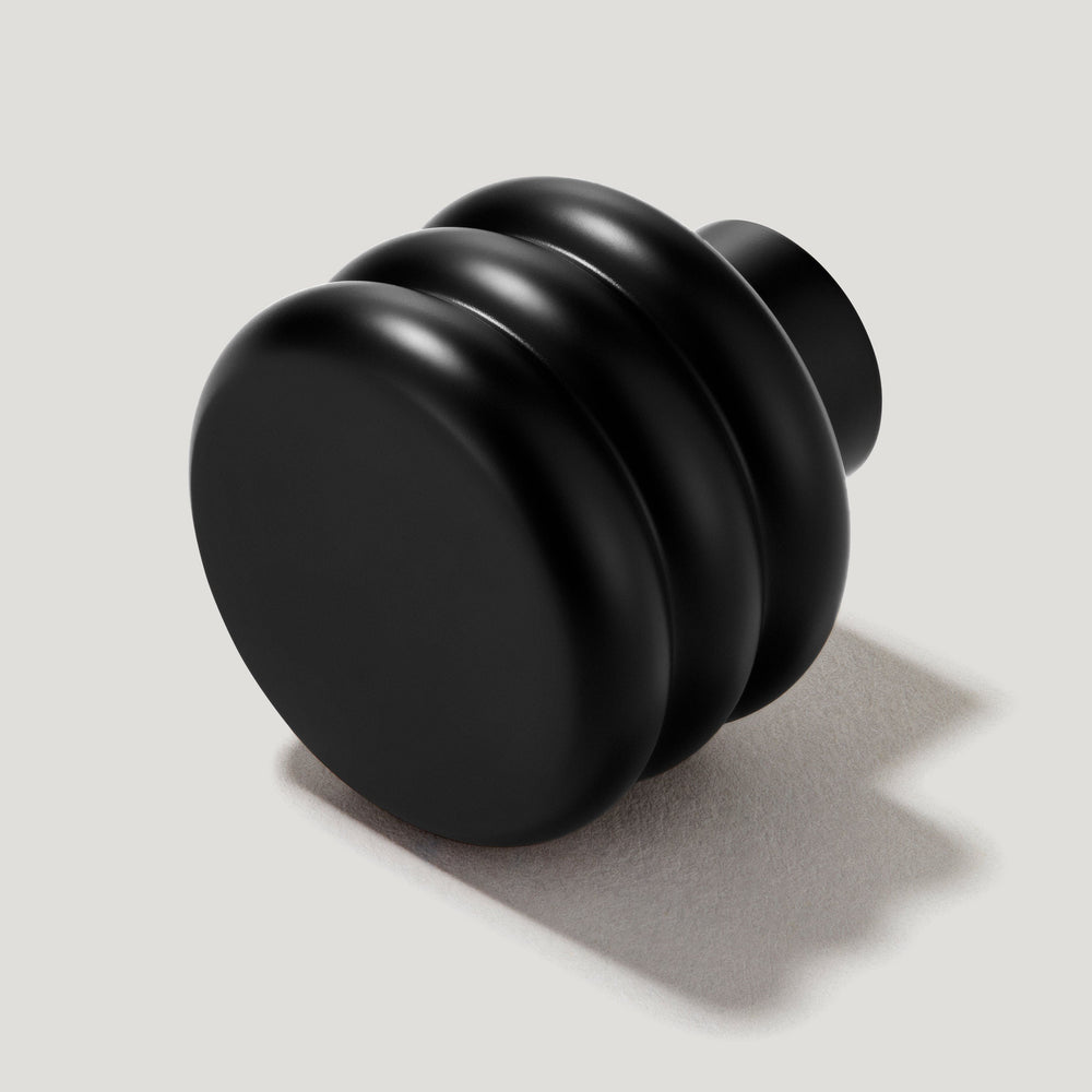 ALVA Tubular Cabinet Knob - Black