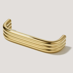 Plank Hardware ALVA Tubular D Bar Pull - Unlacquered Brass