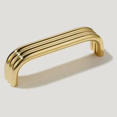 Plank Hardware ALVA Tubular D Bar Pull - Unlacquered Brass