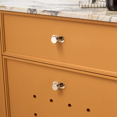 Plank Hardware ALVA Tubular Knob - Polished Nickel