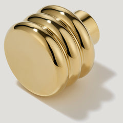 Plank Hardware ALVA Tubular Knob - Unlacquered Brass