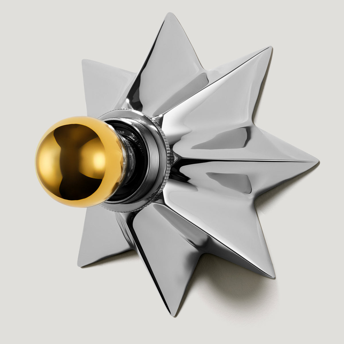 Plank Hardware ASTER Flush Mount Light - Polished Nickel