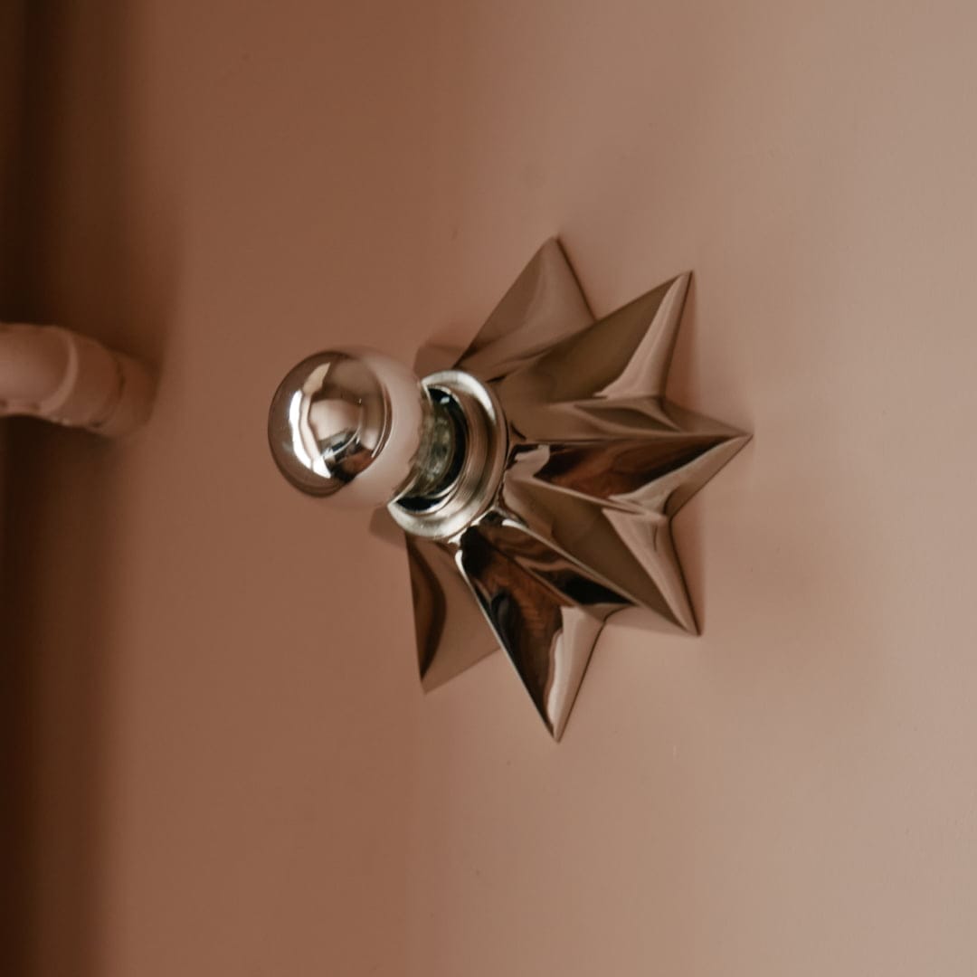 Plank Hardware ASTER Flush Mount Light - Polished Nickel