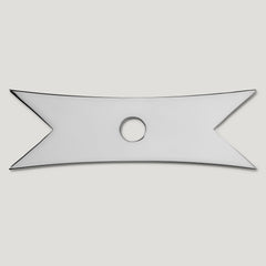 Plank Hardware Backplate only ELIZA Ribbon Knob Backplate - Polished Nickel