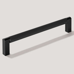 Plank Hardware becker grooved d bar pull black 42213388747031