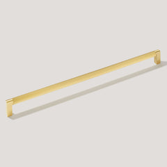 Plank Hardware BECKER Heavyweight 470mm D Bar Handle - Brass