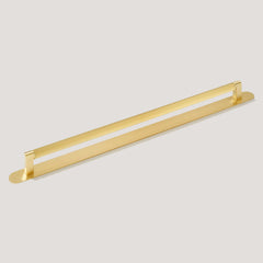 Plank Hardware BECKER Heavyweight 470mm D Bar Handle - Brass