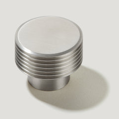 Plank Hardware bezel grooved cabinet knob stainless steel 40203683004695