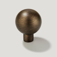 Plank Hardware BOBBIN Knob - Antique Brass